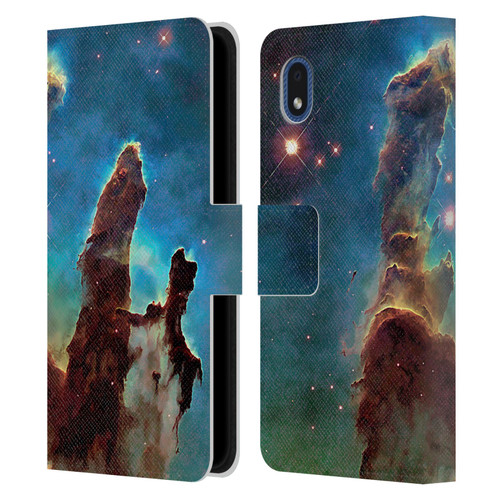 Cosmo18 Space 2 Nebula's Pillars Leather Book Wallet Case Cover For Samsung Galaxy A01 Core (2020)