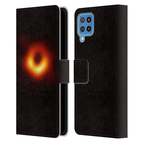 Cosmo18 Space 2 Black Hole Leather Book Wallet Case Cover For Samsung Galaxy F22 (2021)