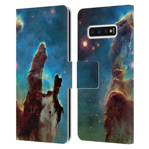 Cosmo18 Space 2 Nebula's Pillars Leather Book Wallet Case Cover For Samsung Galaxy S10