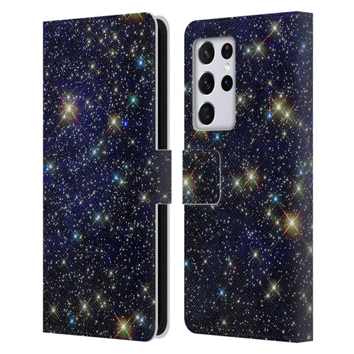 Cosmo18 Space 2 Standout Leather Book Wallet Case Cover For Samsung Galaxy S21 Ultra 5G