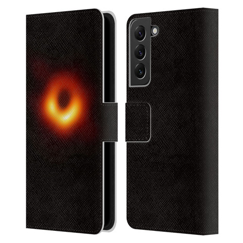 Cosmo18 Space 2 Black Hole Leather Book Wallet Case Cover For Samsung Galaxy S22+ 5G