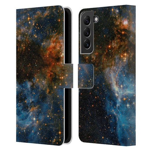 Cosmo18 Space 2 Galaxy Leather Book Wallet Case Cover For Samsung Galaxy S22+ 5G