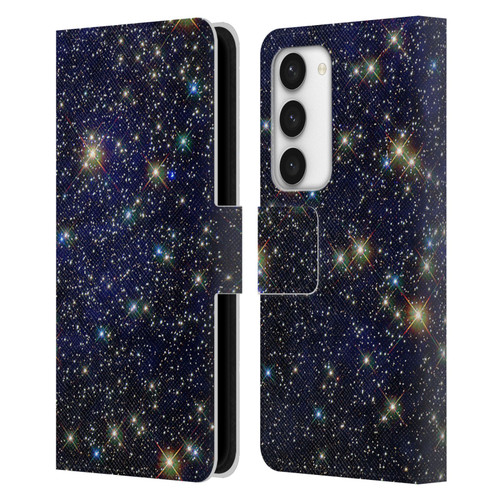 Cosmo18 Space 2 Standout Leather Book Wallet Case Cover For Samsung Galaxy S23 5G