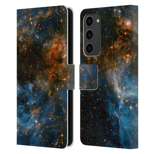 Cosmo18 Space 2 Galaxy Leather Book Wallet Case Cover For Samsung Galaxy S23+ 5G