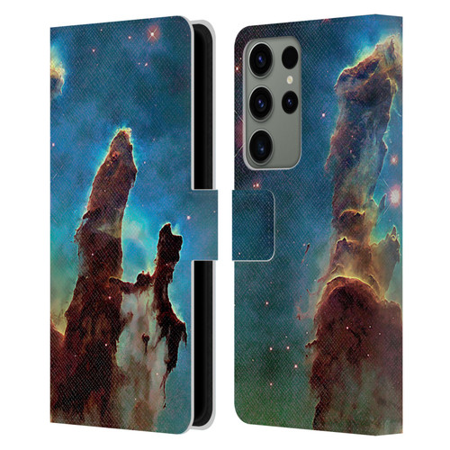 Cosmo18 Space 2 Nebula's Pillars Leather Book Wallet Case Cover For Samsung Galaxy S23 Ultra 5G