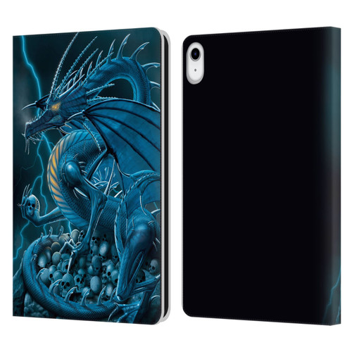 Vincent Hie Dragons 2 Abolisher Blue Leather Book Wallet Case Cover For Apple iPad 10.9 (2022)