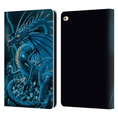 Vincent Hie Dragons 2 Abolisher Blue Leather Book Wallet Case Cover For Apple iPad Air 2 (2014)