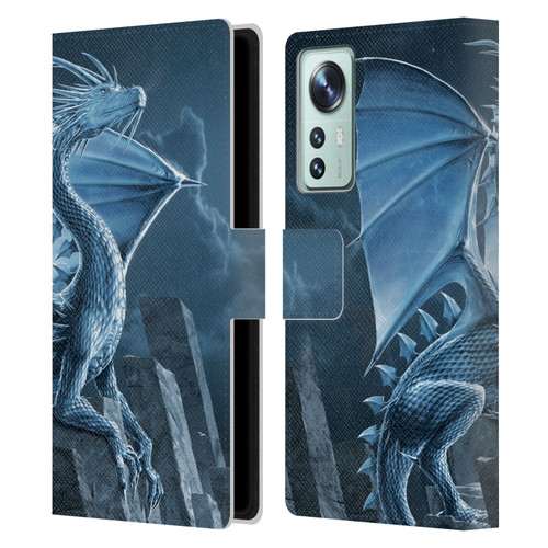 Vincent Hie Dragons 2 Silver Leather Book Wallet Case Cover For Xiaomi 12