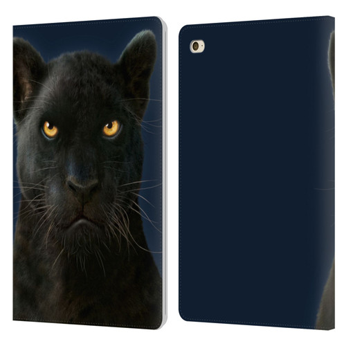 Vincent Hie Felidae Dark Panther Leather Book Wallet Case Cover For Apple iPad mini 4
