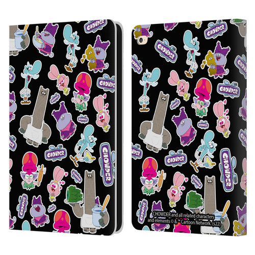 Chowder: Animated Series Graphics Pattern Leather Book Wallet Case Cover For Apple iPad Air 2 (2014)