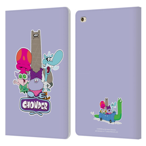 Chowder: Animated Series Graphics Character Art Leather Book Wallet Case Cover For Apple iPad mini 4