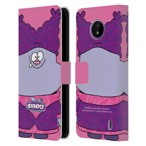Chowder: Animated Series Graphics Full Face Leather Book Wallet Case Cover For Nokia C10 / C20
