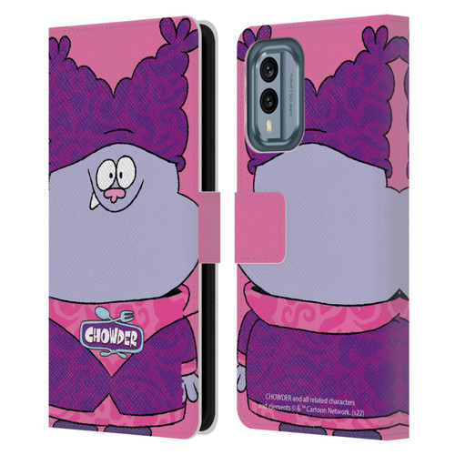Chowder: Animated Series Graphics Full Face Leather Book Wallet Case Cover For Nokia X30