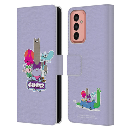 Chowder: Animated Series Graphics Character Art Leather Book Wallet Case Cover For Samsung Galaxy M13 (2022)