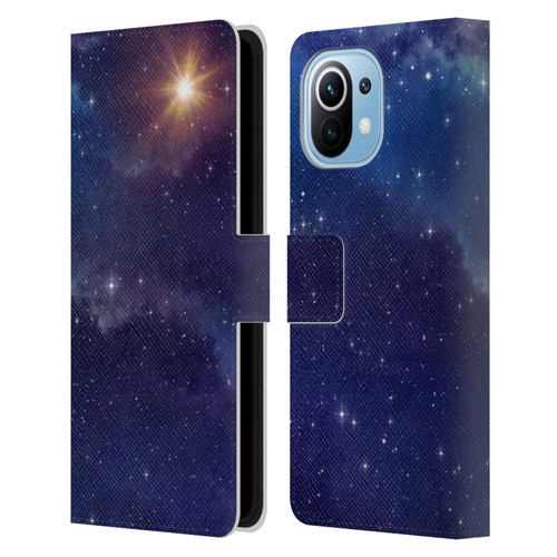 Cosmo18 Space 2 Shine Leather Book Wallet Case Cover For Xiaomi Mi 11