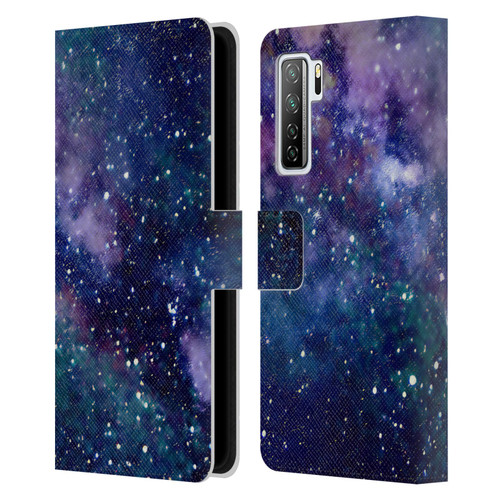 Cosmo18 Space Milky Way Leather Book Wallet Case Cover For Huawei Nova 7 SE/P40 Lite 5G