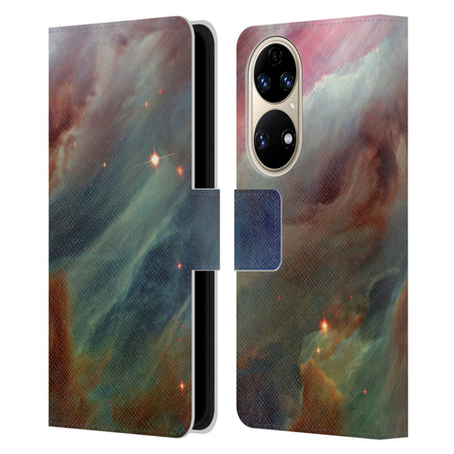 Cosmo18 Space Orion Gas Clouds Leather Book Wallet Case Cover For Huawei P50