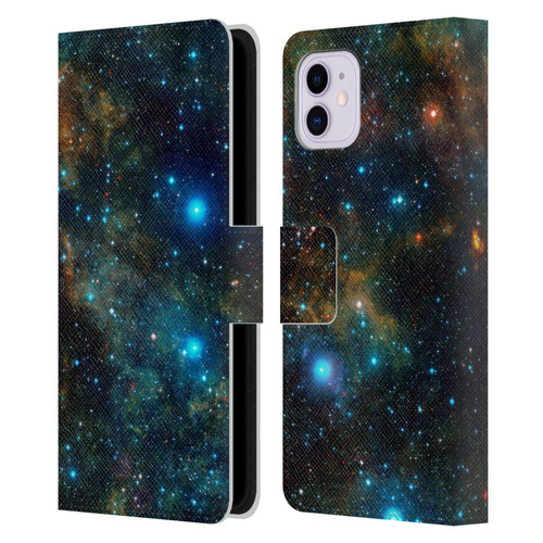 Cosmo18 Space Star Formation Leather Book Wallet Case Cover For Apple iPhone 11