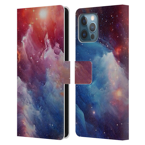 Cosmo18 Space Mysterious Space Leather Book Wallet Case Cover For Apple iPhone 12 Pro Max