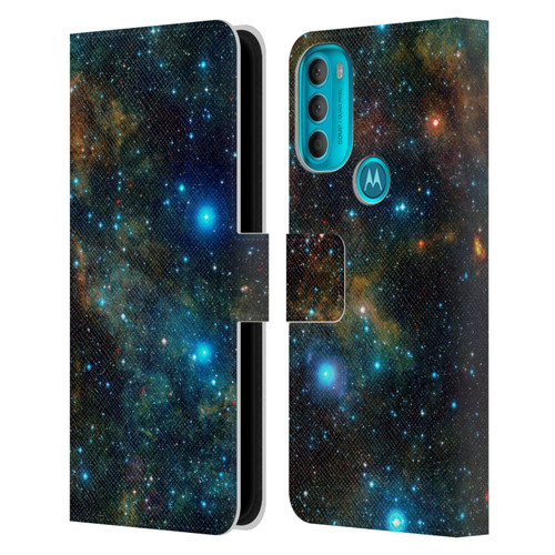 Cosmo18 Space Star Formation Leather Book Wallet Case Cover For Motorola Moto G71 5G