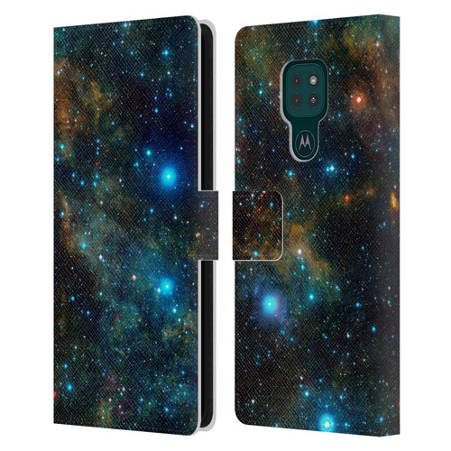 Cosmo18 Space Star Formation Leather Book Wallet Case Cover For Motorola Moto G9 Play