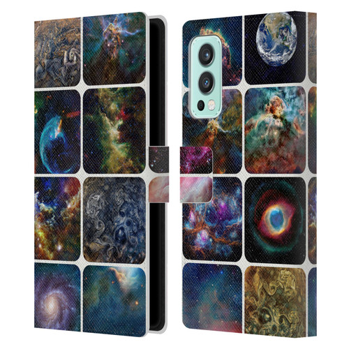 Cosmo18 Space The Amazing Universe Leather Book Wallet Case Cover For OnePlus Nord 2 5G