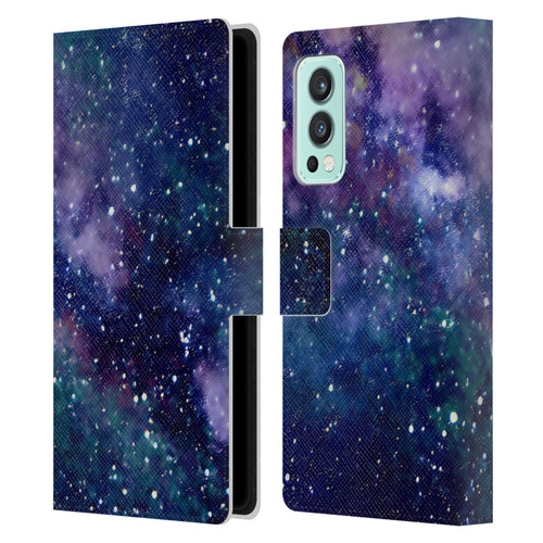 Cosmo18 Space Milky Way Leather Book Wallet Case Cover For OnePlus Nord 2 5G