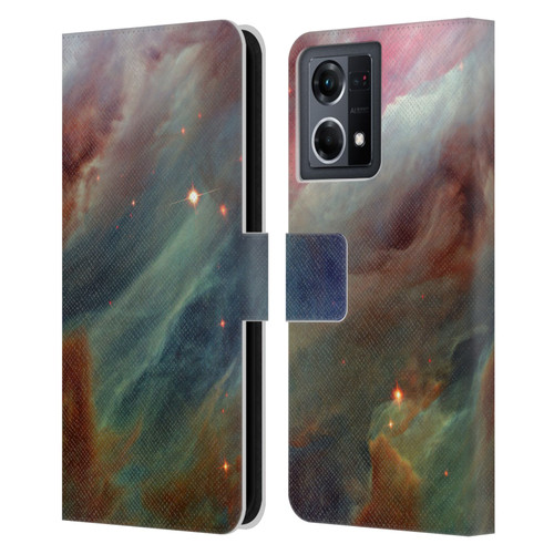 Cosmo18 Space Orion Gas Clouds Leather Book Wallet Case Cover For OPPO Reno8 4G