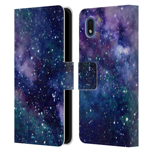 Cosmo18 Space Milky Way Leather Book Wallet Case Cover For Samsung Galaxy A01 Core (2020)