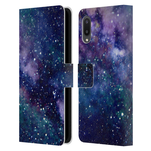 Cosmo18 Space Milky Way Leather Book Wallet Case Cover For Samsung Galaxy A02/M02 (2021)