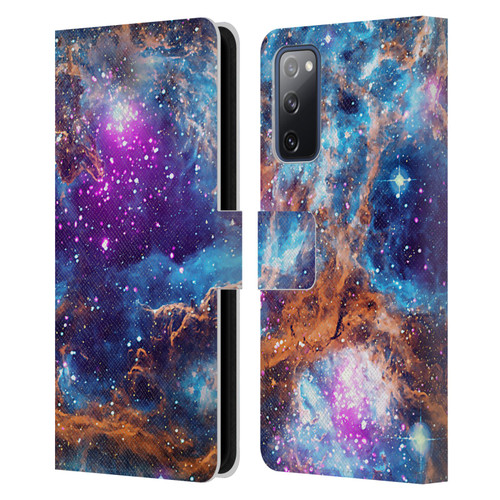 Cosmo18 Space Lobster Nebula Leather Book Wallet Case Cover For Samsung Galaxy S20 FE / 5G