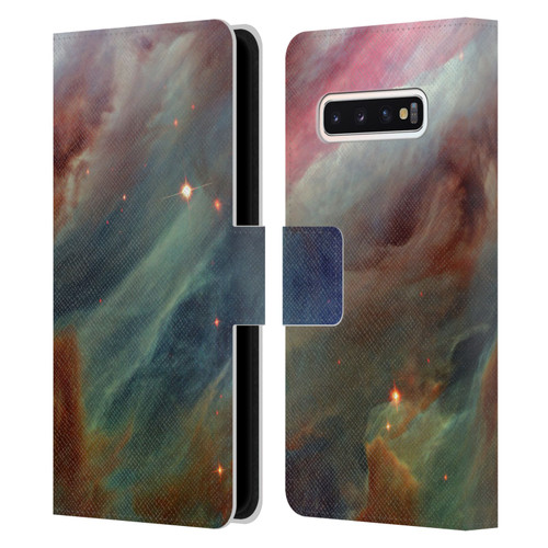 Cosmo18 Space Orion Gas Clouds Leather Book Wallet Case Cover For Samsung Galaxy S10