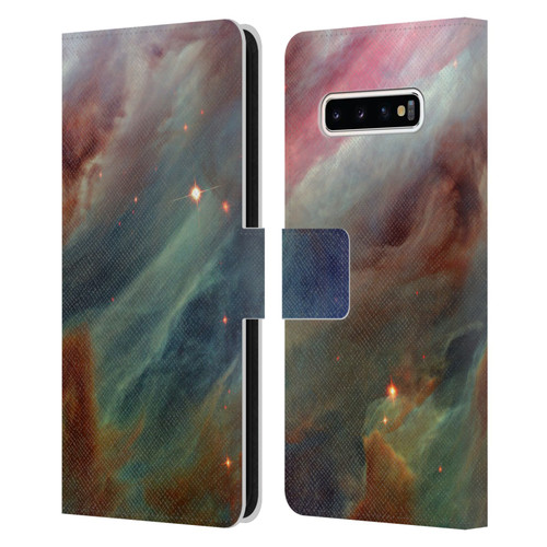 Cosmo18 Space Orion Gas Clouds Leather Book Wallet Case Cover For Samsung Galaxy S10+ / S10 Plus