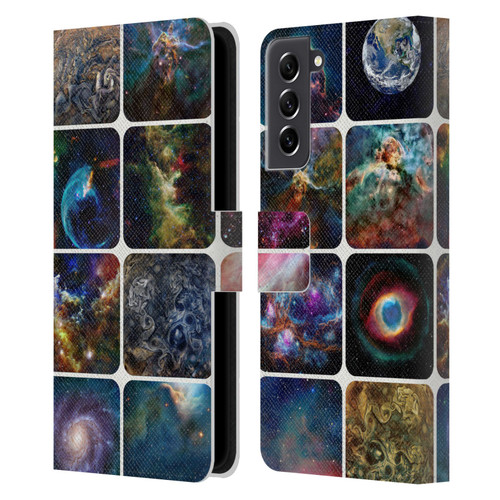 Cosmo18 Space The Amazing Universe Leather Book Wallet Case Cover For Samsung Galaxy S21 FE 5G