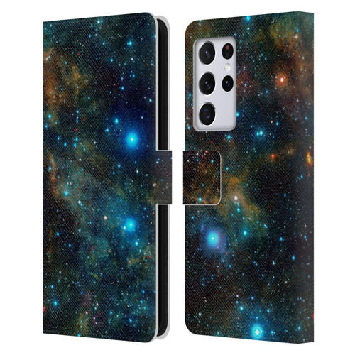 Cosmo18 Space Star Formation Leather Book Wallet Case Cover For Samsung Galaxy S21 Ultra 5G