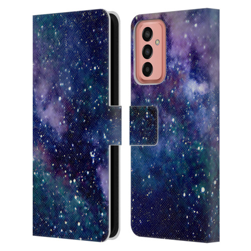Cosmo18 Space Milky Way Leather Book Wallet Case Cover For Samsung Galaxy M13 (2022)
