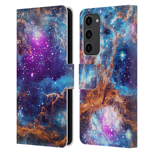 Cosmo18 Space Lobster Nebula Leather Book Wallet Case Cover For Samsung Galaxy S23+ 5G