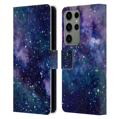 Cosmo18 Space Milky Way Leather Book Wallet Case Cover For Samsung Galaxy S23 Ultra 5G