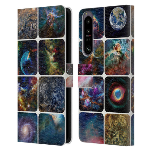 Cosmo18 Space The Amazing Universe Leather Book Wallet Case Cover For Sony Xperia 1 IV