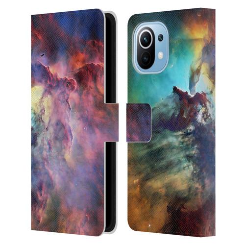 Cosmo18 Space Lagoon Nebula Leather Book Wallet Case Cover For Xiaomi Mi 11
