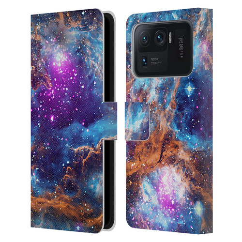 Cosmo18 Space Lobster Nebula Leather Book Wallet Case Cover For Xiaomi Mi 11 Ultra