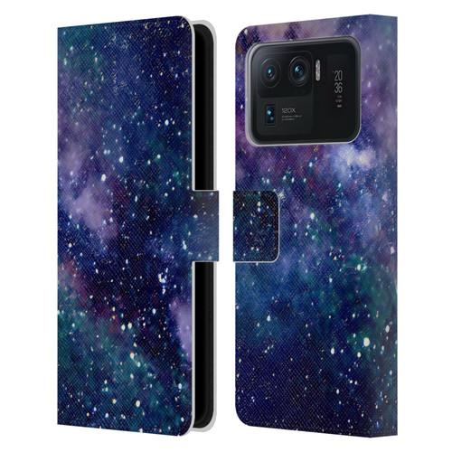 Cosmo18 Space Milky Way Leather Book Wallet Case Cover For Xiaomi Mi 11 Ultra