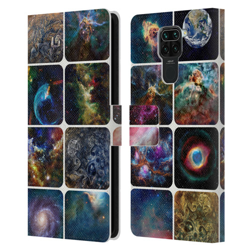Cosmo18 Space The Amazing Universe Leather Book Wallet Case Cover For Xiaomi Redmi Note 9 / Redmi 10X 4G