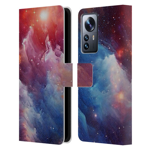 Cosmo18 Space Mysterious Space Leather Book Wallet Case Cover For Xiaomi 12 Pro