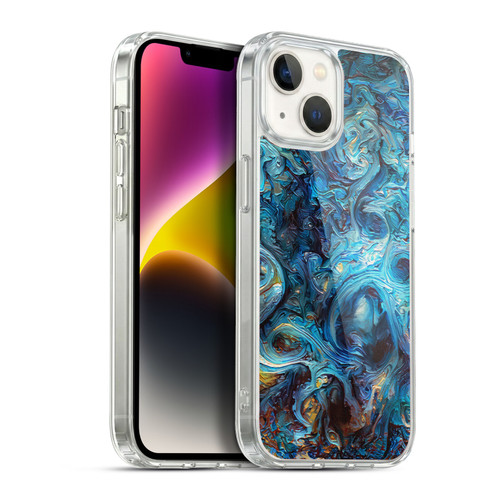Cosmo18 Jupiter Fantasy Blue Soft Gel Case for Apple iPhone 14