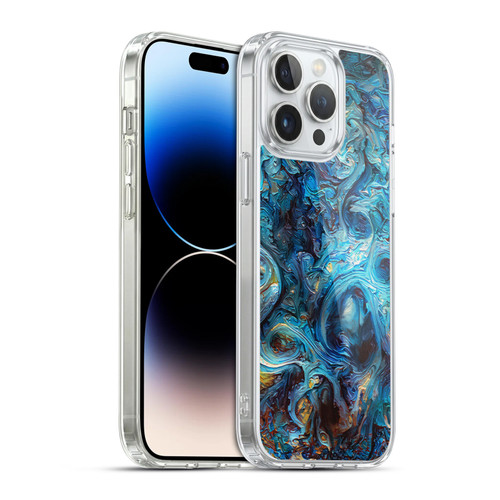 Cosmo18 Jupiter Fantasy Blue Soft Gel Case for Apple iPhone 14 Pro Max & MagSafe