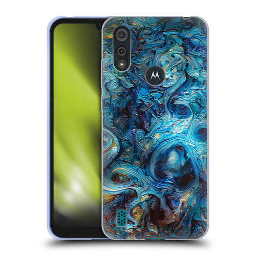 Cosmo18 Jupiter Fantasy Blue Soft Gel Case for Motorola Moto E6s (2020)