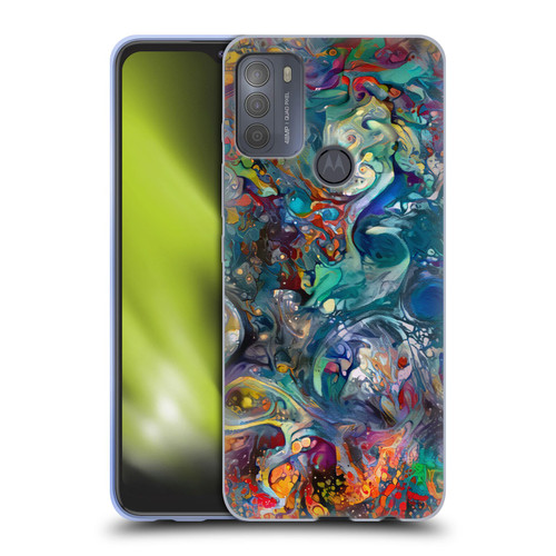 Cosmo18 Jupiter Fantasy Bloom Soft Gel Case for Motorola Moto G50