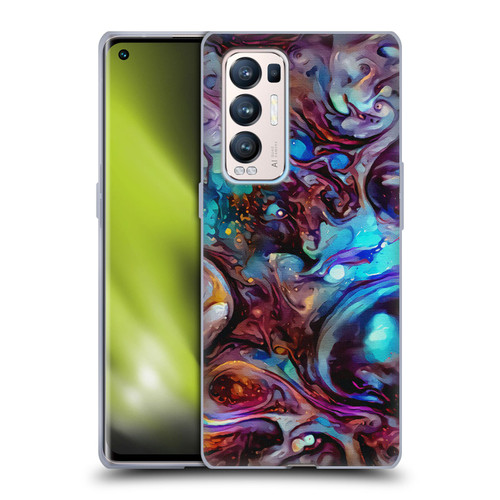 Cosmo18 Jupiter Fantasy Indigo Soft Gel Case for OPPO Find X3 Neo / Reno5 Pro+ 5G
