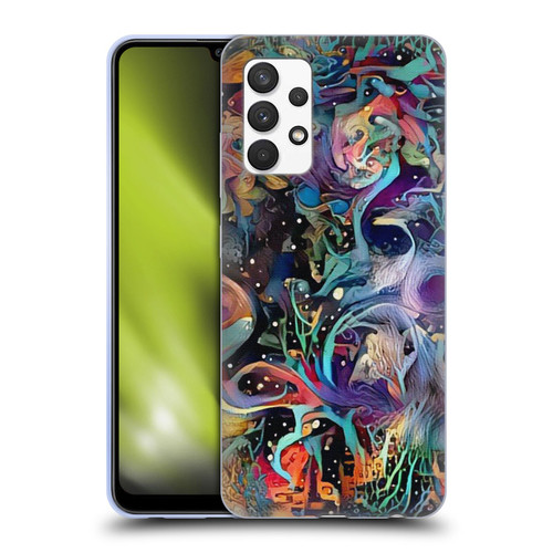 Cosmo18 Jupiter Fantasy Decorative Soft Gel Case for Samsung Galaxy A32 (2021)